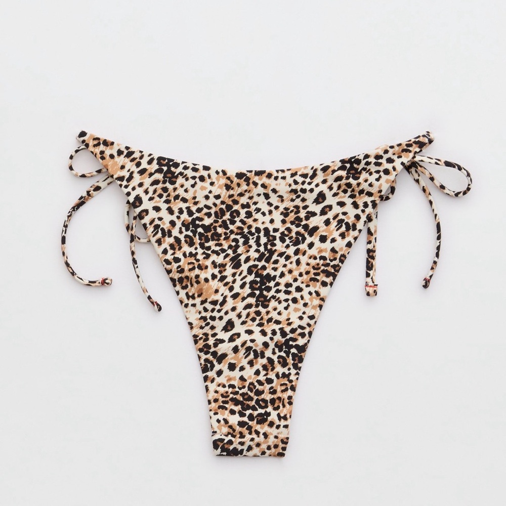 Aerie Leopard Print Bikini Bottom - Picture 4 of 7